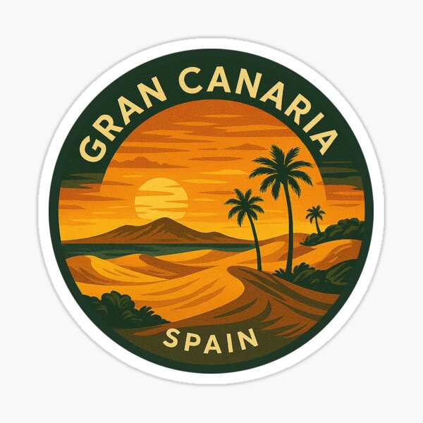 Item preview, Gran Canaria Canary Islands Vintage Travel  designed and sold by Thistle-TShop.