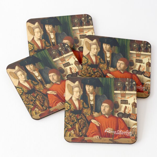 Item preview, A Goldsmith in his Shop . 1449 Petrus Christus . Museum: The Met . Artsy journals . Art stickers . Art mugs . Art tote bags . Art inspired products . Art gifts  designed and sold by WeareSublime.