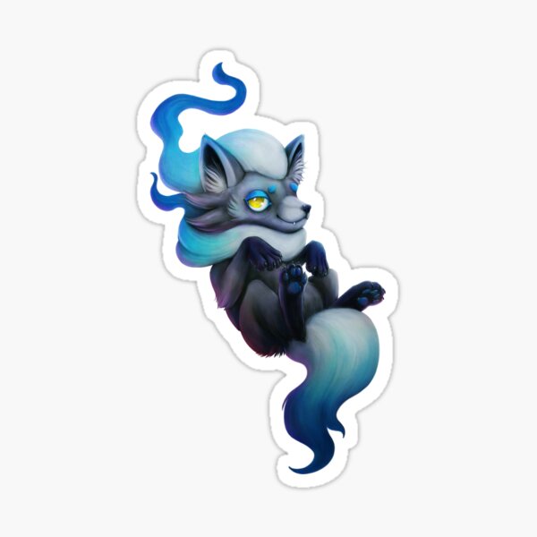 Item preview, Shiny Hisuian Zorua designed and sold by Laura Cavus Illustrations.