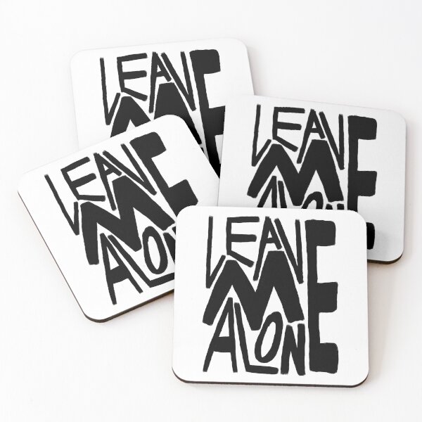 Item preview, Leave Me Alone Bold Black Typography designed and sold by TheDreamerWren.
