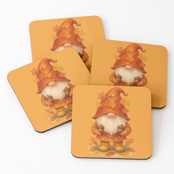 Item preview, Autumn Gnome with Acorns and Fall Leaves Cozy Seasonal Design	 designed and sold by Victor Shadehorn.