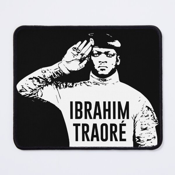 Item preview, Ibrahim Traoré Burkina Faso designed and sold by Wolagno.