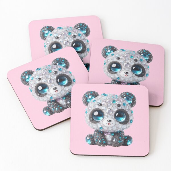 Item preview, Bejeweled Panda 1 designed and sold by PANDALOVEART.