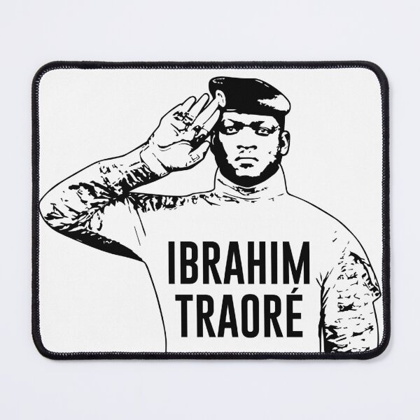 Item preview, Ibrahim Traoré Burkina Faso designed and sold by Wolagno.