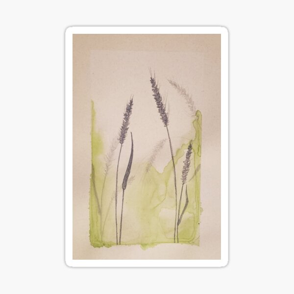 Item preview, watercolor wheat designed and sold by Mads Douglass.
