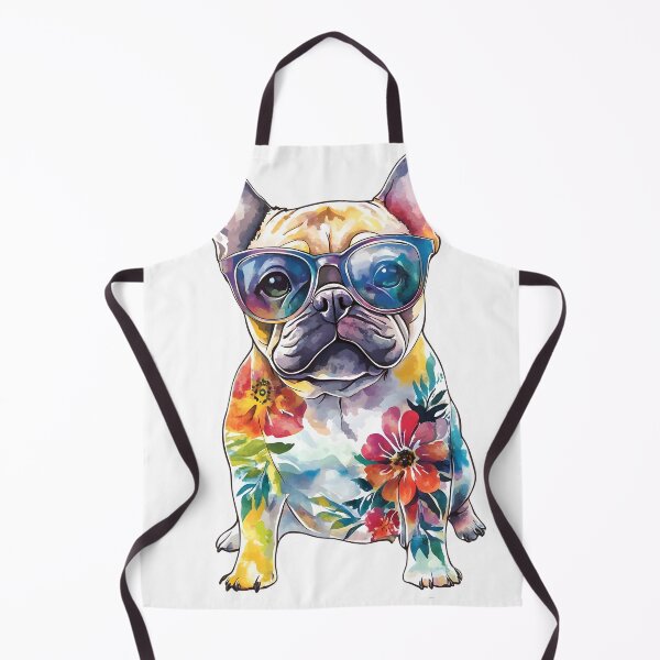 Item preview, Floral Bulldog designed and sold by pipopoupin.