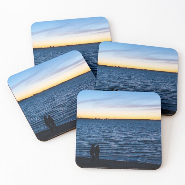 Item preview, Walking along the evening beach after sunset designed and sold by jchanders.