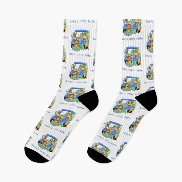 Item preview, Daddy's Little Golfer Blue Zoo Animals In Golf Cart designed and sold by daphsam.