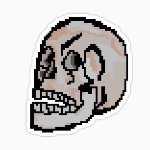 Item preview, Gothic Skull Pixel Art designed and sold by RazzlingDazzle.