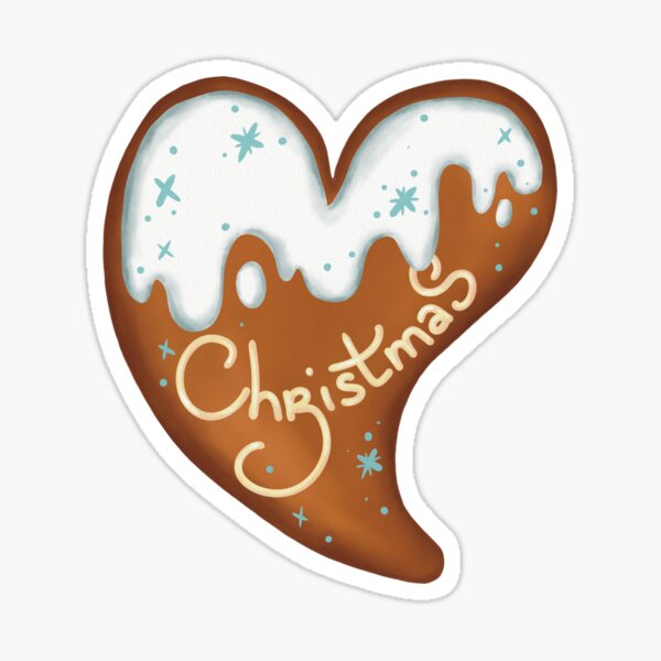 Item preview, Christmas Gingerbread Heart  designed and sold by Iras-Art-Corner.