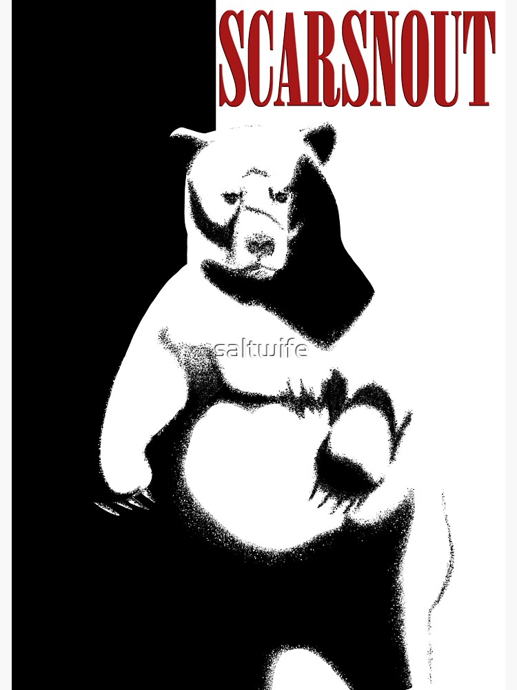 Thumbnail 3 of 3, Sticker, Scarsnout designed and sold by saltwife.