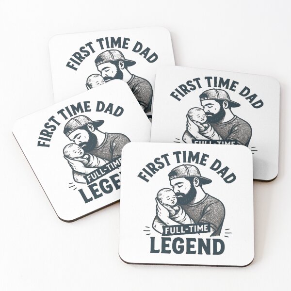 Item preview, Proud New Dad Full Time Legend Father Humor First Time Dad designed and sold by Creat-Des.
