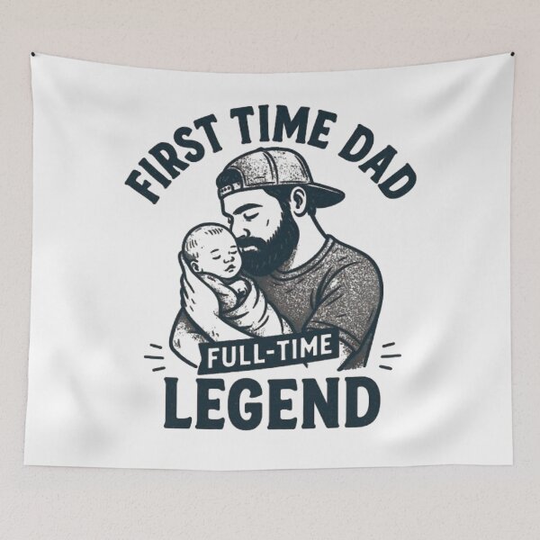 Item preview, Proud New Dad Full Time Legend Father Humor First Time Dad designed and sold by Creat-Des.