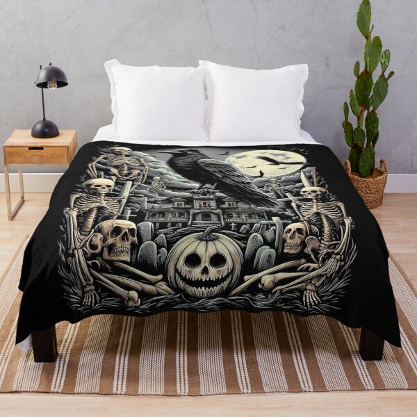 Item preview, Raven Skeletons Gothic T-Shirt designed and sold by candiscamera.