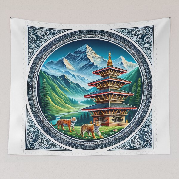Item preview, Nepal: The Birthplace of Buddha - Stamp designed and sold by StampGPT.