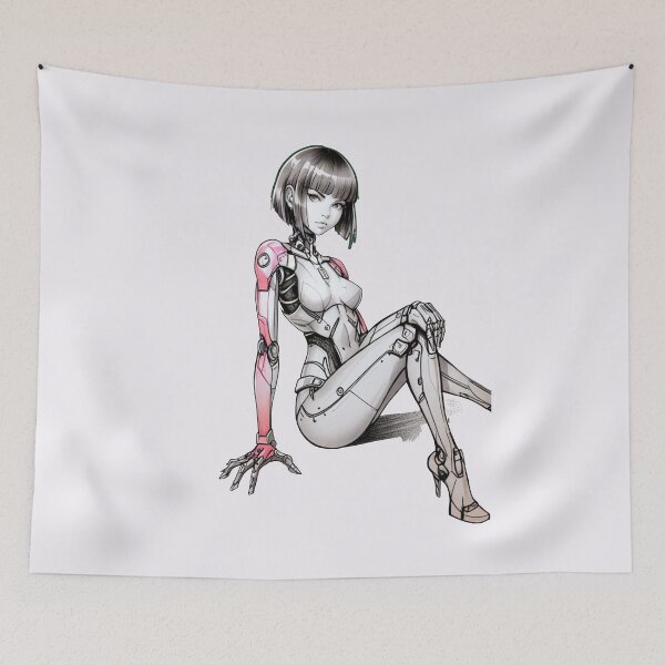Item preview, Cyborg Girl designed and sold by ArtCraftLab.