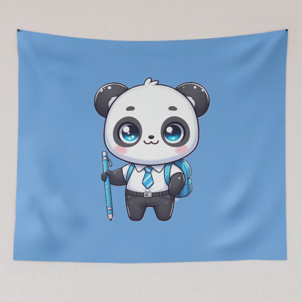 Item preview, School Panda 8 designed and sold by PANDALOVEART.