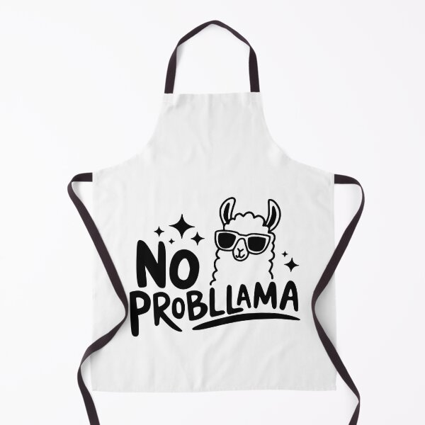 Item preview, No Probllama! Funny Llama Pun designed and sold by PMCreative.