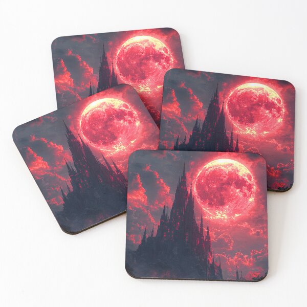 Item preview, Blood Moon Rising Over Dark Castle designed and sold by Taans-Creation.