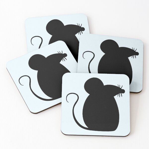 Item preview, Mouse Cute Little Rat Pet Rodent Cool Silhouette designed and sold by shirt-o-mat.