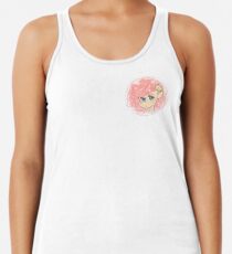 Zuckerwatte-Baby-Schafe Racerback Tank Top