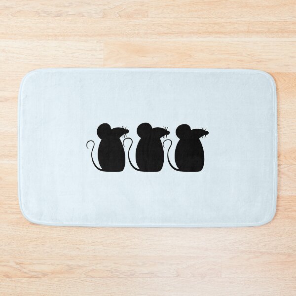 Item preview, 3 Mice Team Three Friends Party Crew Silhouette designed and sold by shirt-o-mat.