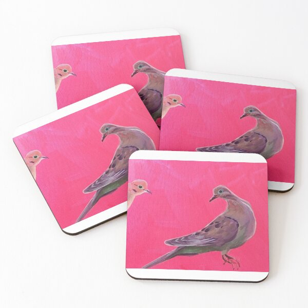 Item preview, Pink Mourning Doves designed and sold by Mads Douglass.