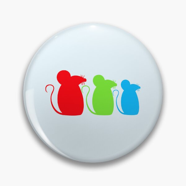 Item preview, 3 Mice Team Three Friends Party Crew Silhouette designed and sold by shirt-o-mat.