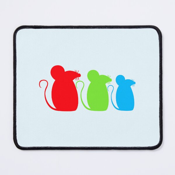 Item preview, 3 Mice Team Three Friends Party Crew Silhouette designed and sold by shirt-o-mat.