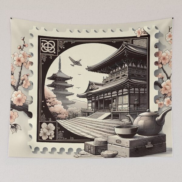 Item preview, Kyoto: The City of Flowers - Stamp designed and sold by StampGPT.