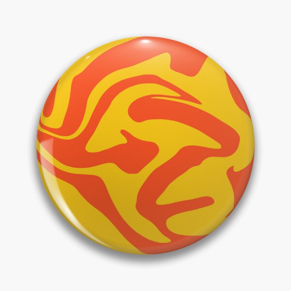 Item preview, Gold & Orange Liquid Swirl designed and sold by rainestore.