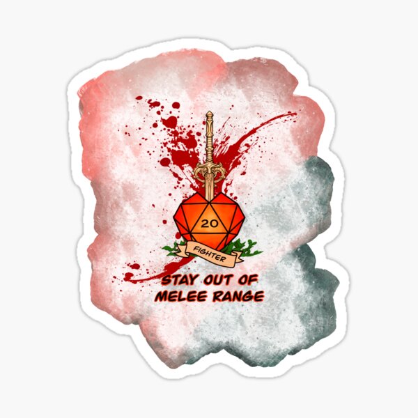 Item preview, Fighter - D20 - The Blood of Enemies  designed and sold by gracefullizard.