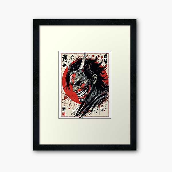 Item preview, Kabuki demon mask  designed and sold by DigitalArtTK.