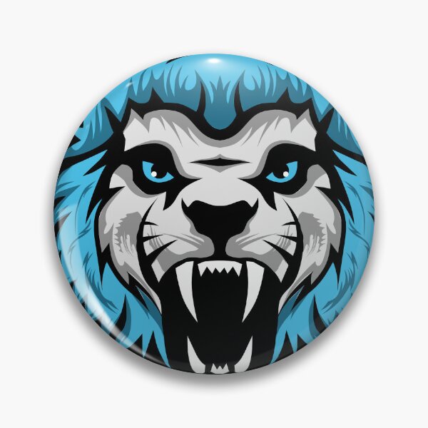 Item preview, lion head logo roars fierce circle designed and sold by Achille3777.