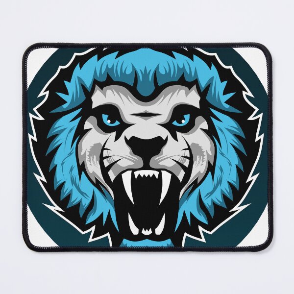 Item preview, lion head logo roars fierce circle designed and sold by Achille3777.