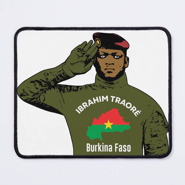 Item preview, Ibrahim Traoré Burkina Faso designed and sold by Wolagno.