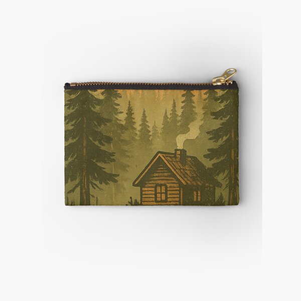 Item preview, Solitude – Serene Mountain Sunset Illustration designed and sold by ForestPainter.