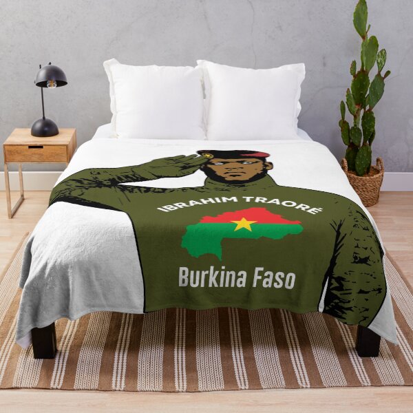 Item preview, Ibrahim Traoré Burkina Faso designed and sold by Wolagno.