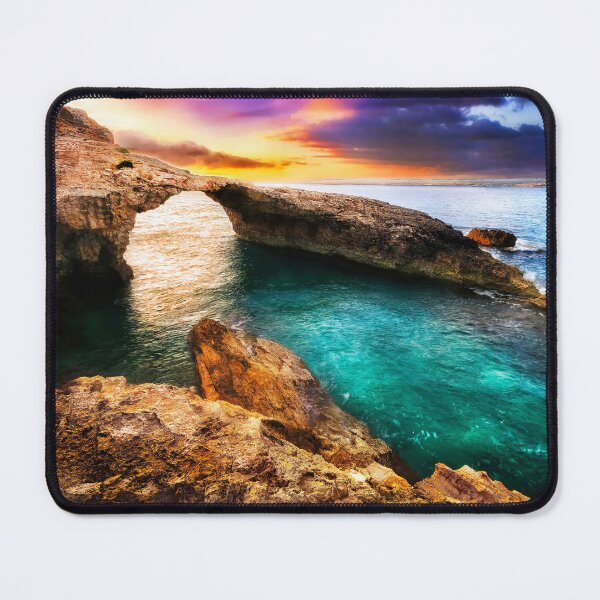 Item preview, Comino Arch at Sunrise - Malta landscape designed and sold by TheArtistOf2022.