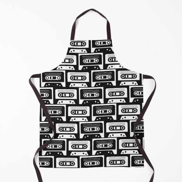 Item preview, Black and White Cassette Tape Pattern designed and sold by PILANTROP.