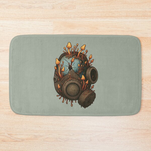 Item preview, cordyceps infected gas mask designed and sold by Mighty-Blue.