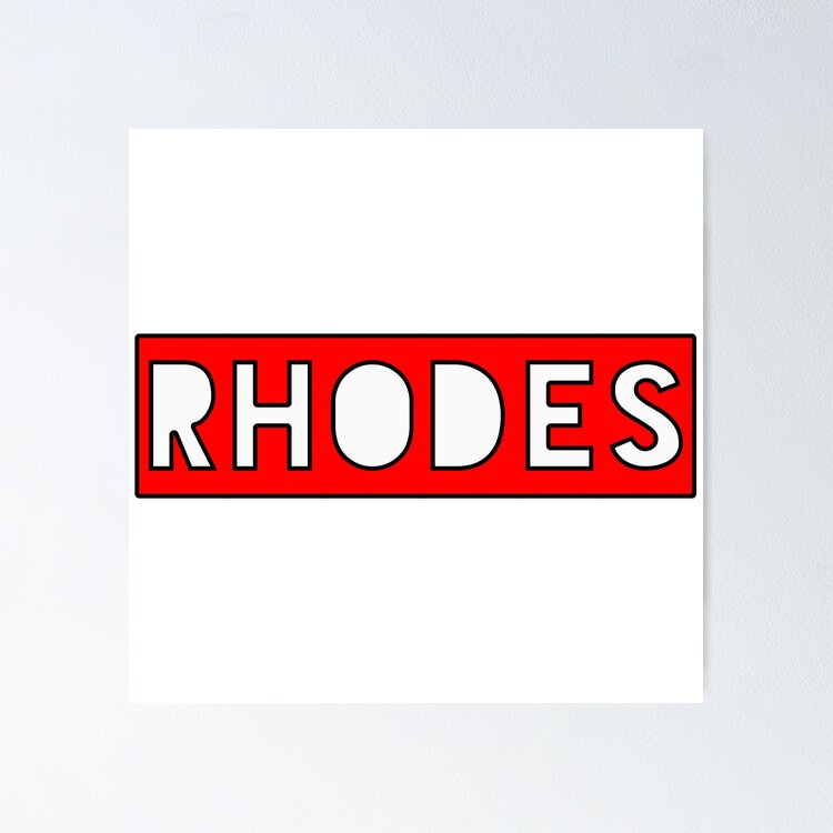 Rhodes Sticker