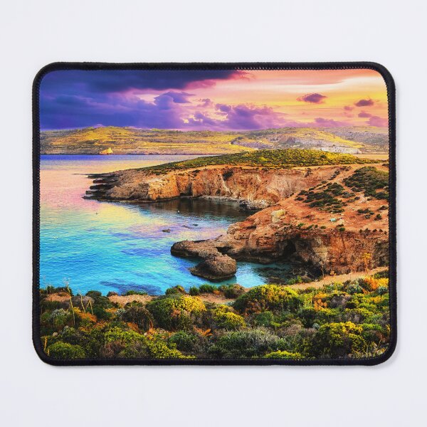 Item preview, Comino Landscape Beaches at Sunrise - Gozo art designed and sold by TheArtistOf2022.