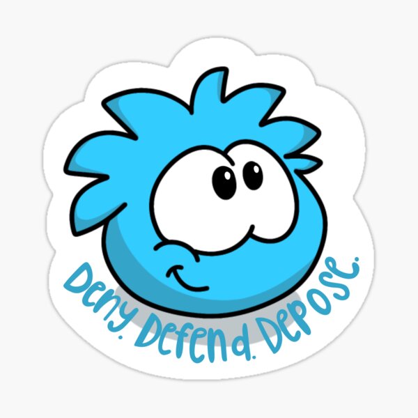 Item preview, Blue Puffle Club Penguin  designed and sold by Crybabybuns.