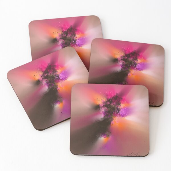 Item preview, Radiant Eruption - Pink Orange Purple Abstract designed and sold by Joey Santiago.
