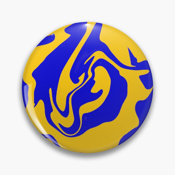 Item preview, Gold & Blue Liquid Swirl designed and sold by rainestore.