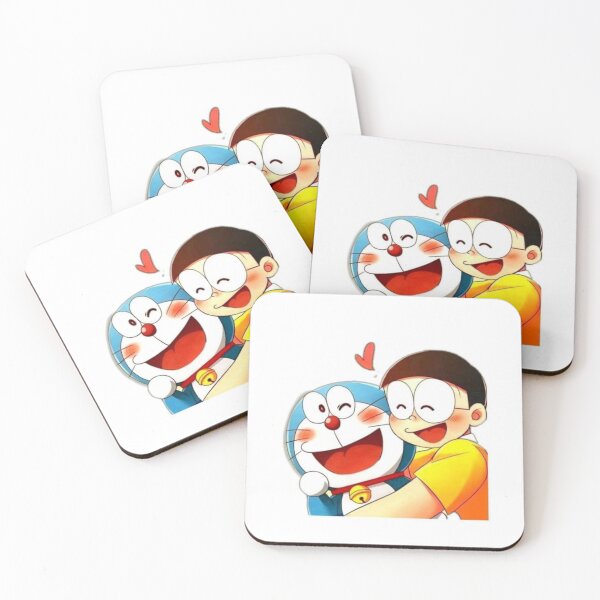 Item preview, cute nobita and doraemon drawing designed and sold by NivyasArtistry.