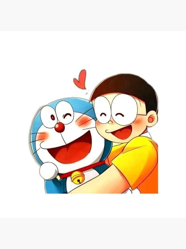 cute nobita and doraemon drawing