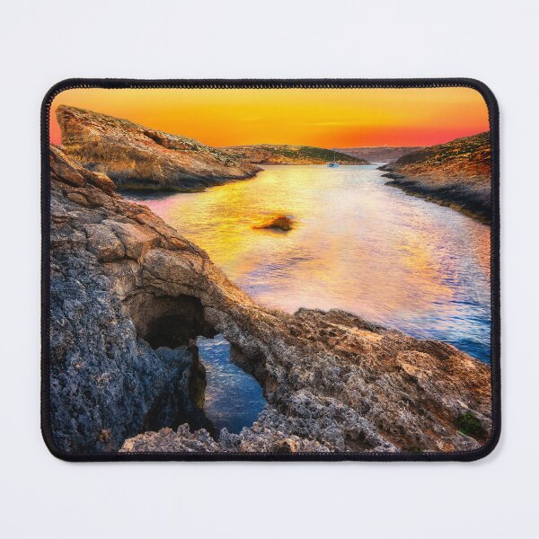 Item preview, Comino Landscape Beaches at Sunrise - Gozo art designed and sold by TheArtistOf2022.