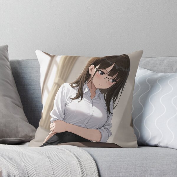 Item preview, waifu with glasses designed and sold by dibujos365.